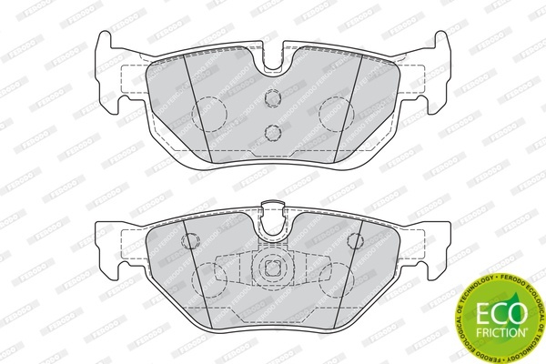 Гальмівні колодки дискові FDB1807 - зображення 2