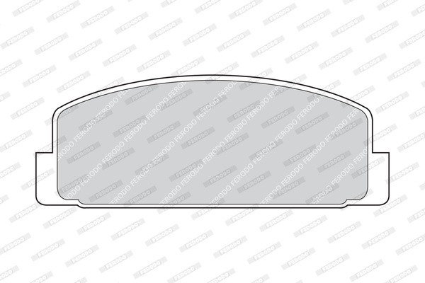 Гальмівні колодки дискові FDB372 - зображення 2