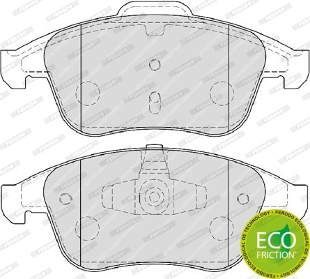 Гальмівні колодки дискові FDB4068 - зображення 3