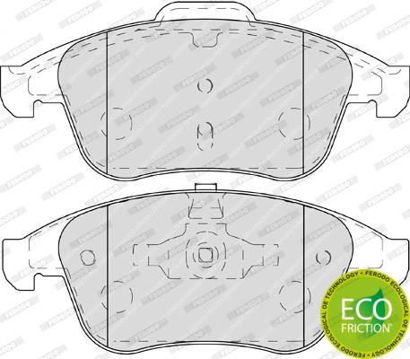 Гальмівні колодки дискові FDB4249 - зображення 3