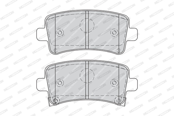 Гальмівні колодки дискові FDB4252 - зображення 2