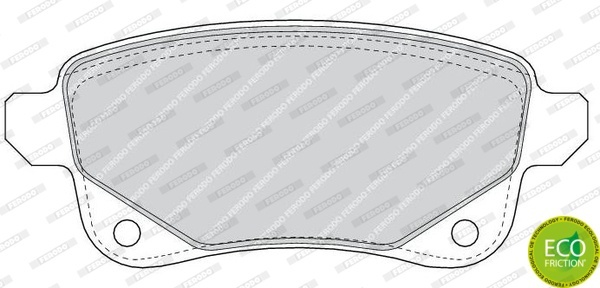Гальмівні колодки дискові FDB4435 - зображення 3