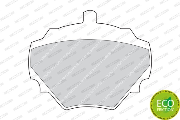 Гальмівні колодки дискові FDB844 - зображення 2