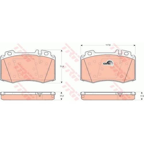 Гальмівні колодки GDB1454 - зображення 2