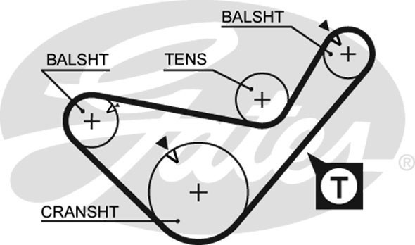 Комплект ременя ГРМ K015641XS - зображення 3