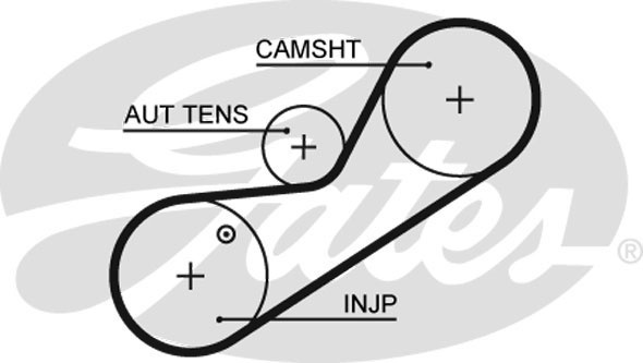 Комплект ременя ГРМ K025547XS - зображення 3