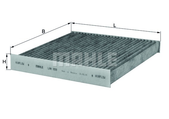 Фільтр, повітря у внутрішній простір