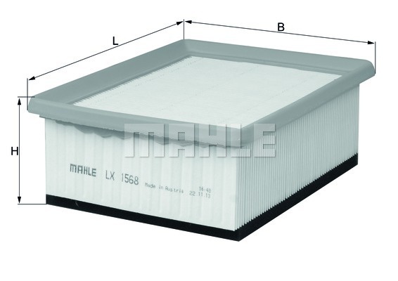 Повітряний фільтр LX1568 - зображення 2