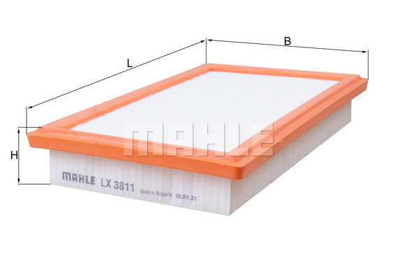 Повітряний фільтр LX3811 - зображення 4