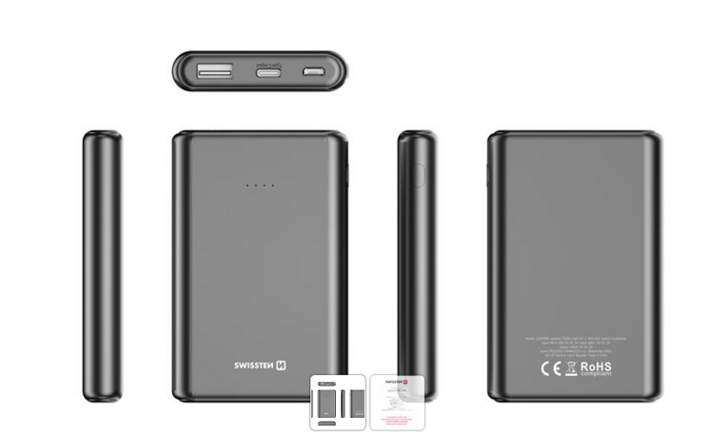 Наружный аккумулятор SWISSTEN POWER BANK 5000 mAh, 10W