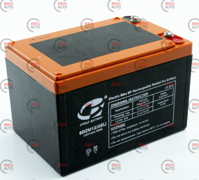 Аккумулятор 12V 15А тяговый AGM B-CYCLE