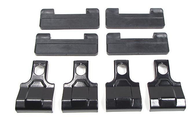 Набор для монтажа HYUNDAI Santa Fe, 5-dr SUV, 06-, flush railing + fixpoints