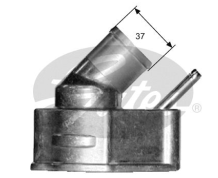Термостат GATES  OPEL ASTRA F 1.8 I 16V X 20 DTH, Y 20 DTH C 18 XE, C 18 XEL, X 18 XE 1993-