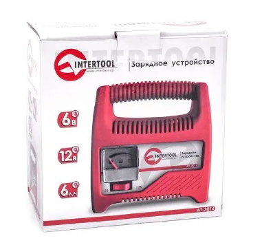 устр-во зарядного. трансф. Intertool 6-12В 6А, 10-60 А/час стрел. индюк.