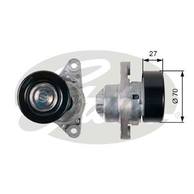 Натяжний ролик, поліклиновий ремінь