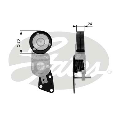 Натяжний ролик, поліклиновий ремінь