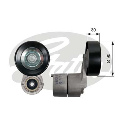 Натяжний ролик, поліклиновий ремінь