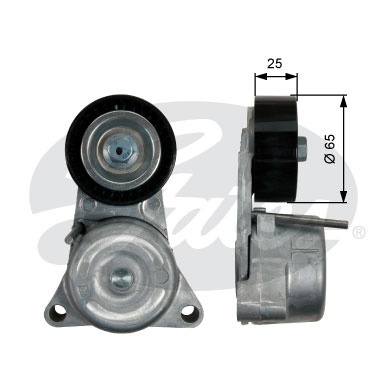 Натяжний ролик, поліклиновий ремінь