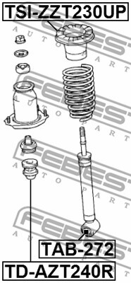 Прокладка пружини підвіски