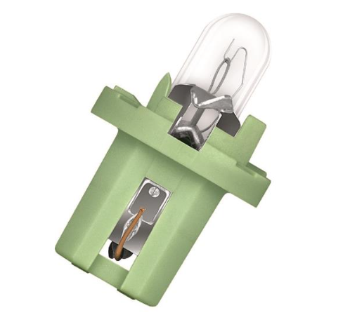 лампа БЦ 12V 2W Bax8.5d OSRAM c патроном