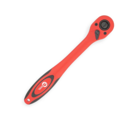 трещетка с квадратом   1/2" 72 зуба 250 мм CrV Intertool PROFI HT-2113 - зображення 2