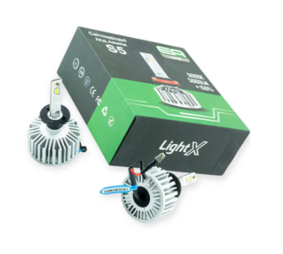 лампа LED H1 12V-24V S5 5000K 4000L  радиатор