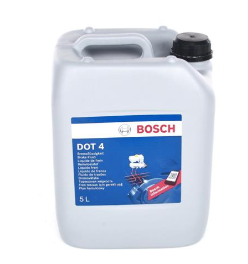 Гальмівна рідина BOSCH / DOT4 / 5 л. /