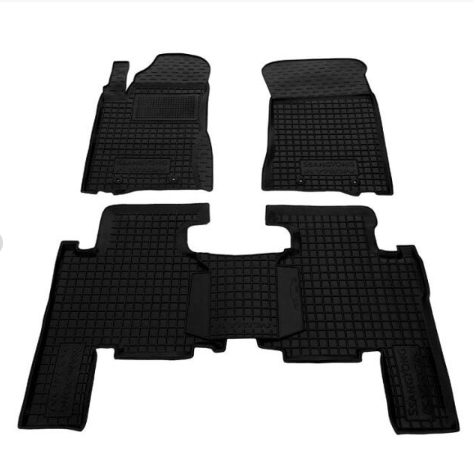 коврики салона Subaru Forester II 2002-2008 борт 2,5см, с перемычкой