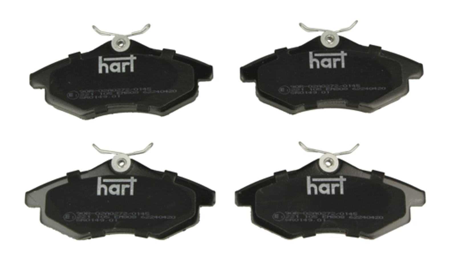 колод.торм. пер. Citroen C2, C3 02->  (HART)