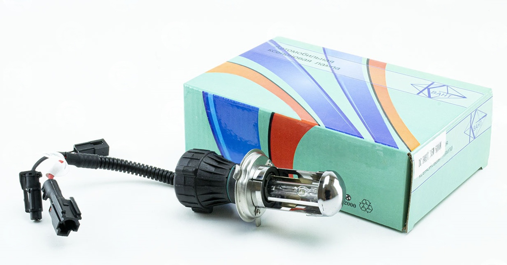 Лампа биксеноновая H4 12V 6000K КВАНТ AC