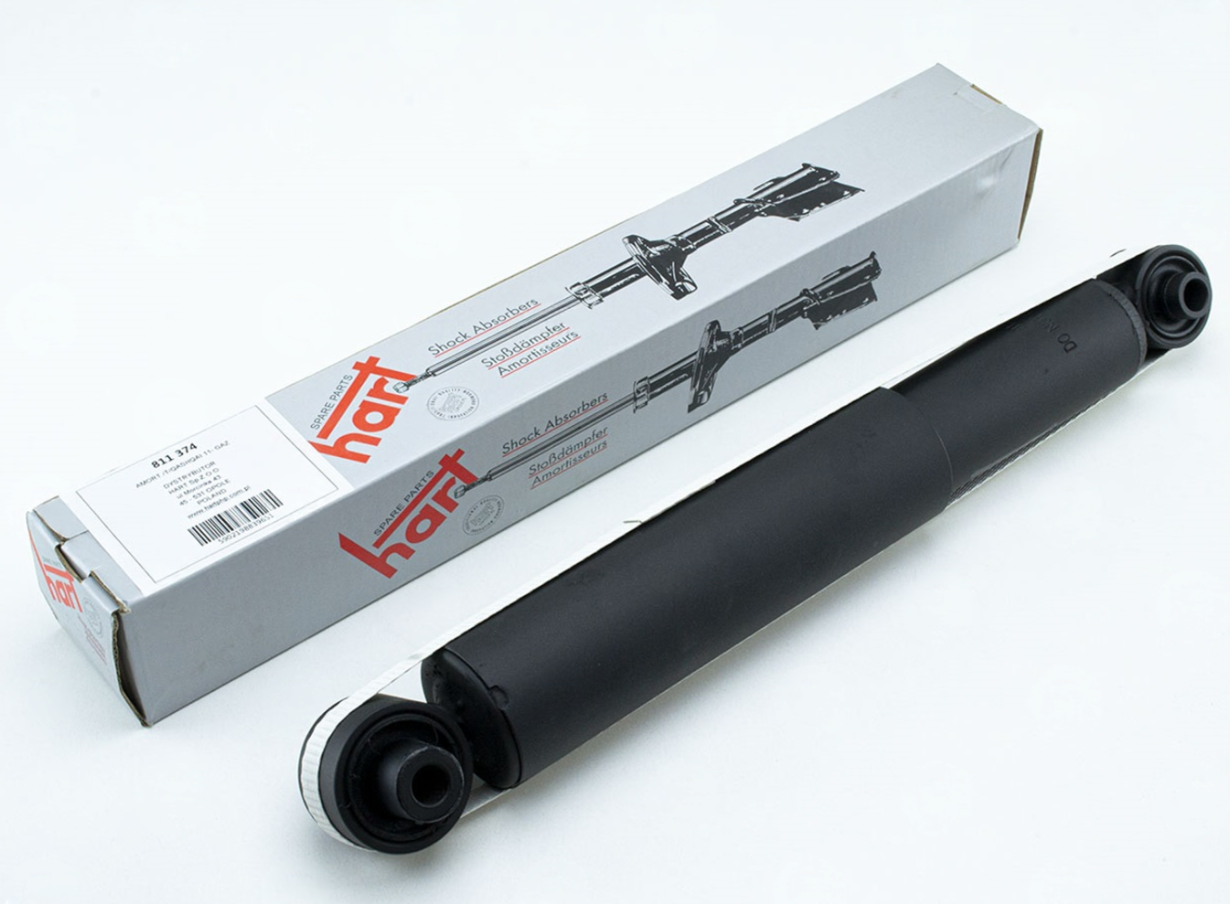 амортизатор зад. Nissan Qashqai 11->  (HART)