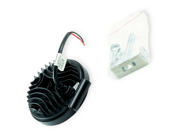 фара дополнительная LED  круглая 114х60 (Дм/Ш) 42W EP16 FL 6000K  ближний WL-D4 42W EP14 FL - зображення 2