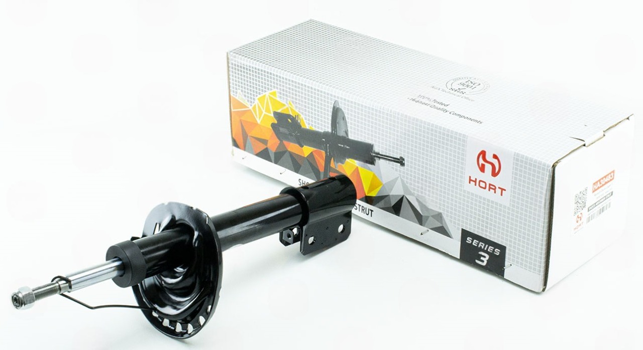 стойка передняя Logan II, Sandero II, 13-> усиленая (HORT) газ