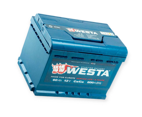 Аккумулятор   Westa  60Ач 600A Premium (L2) (0) Евро прав +