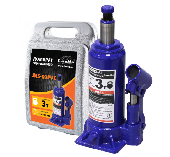 домкрат гидравл.  3Т  180-340мм  (футляр) Dk