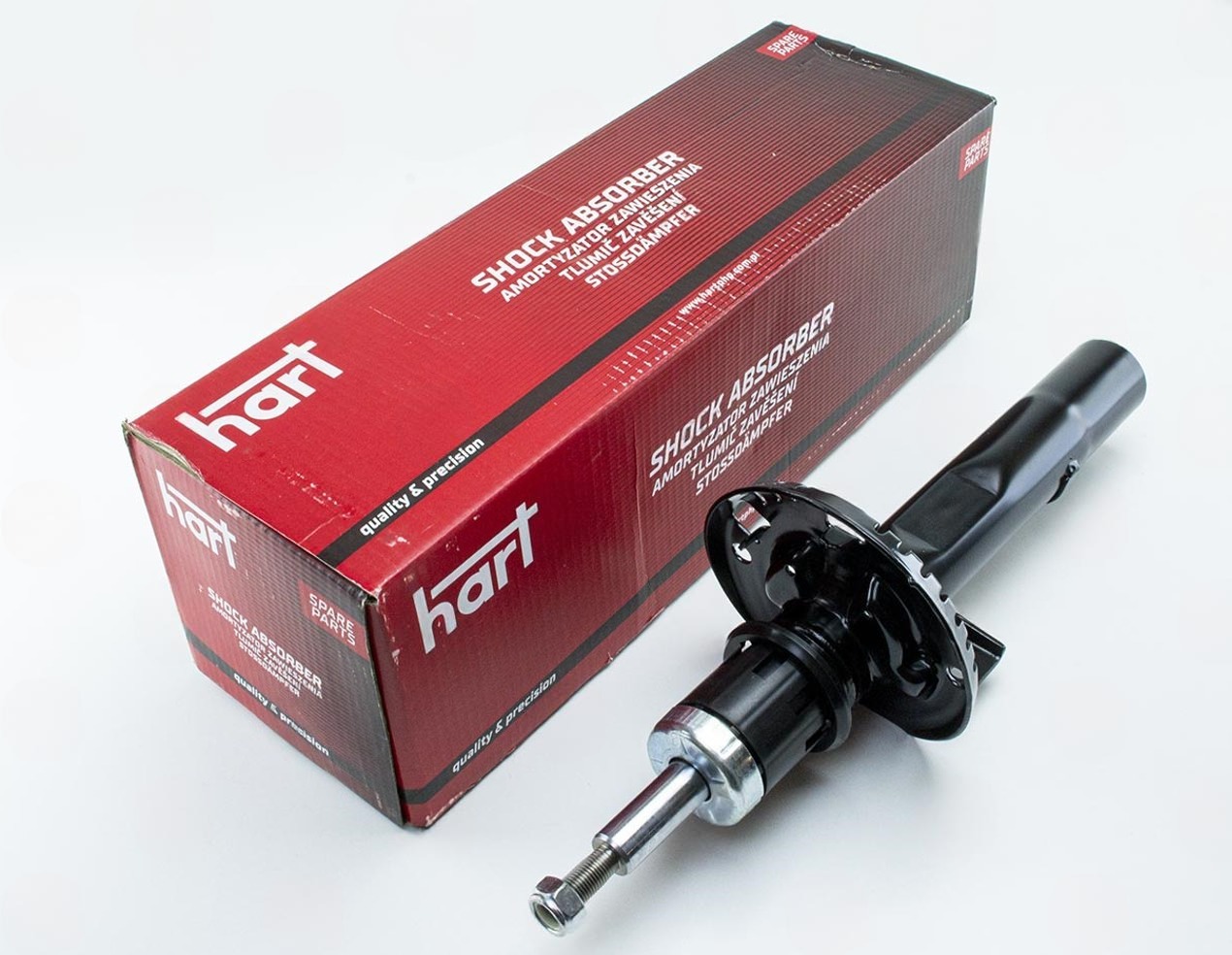 амортизатор пер. Skoda Fabia, Rapid, VW Polo 99-> (HART)