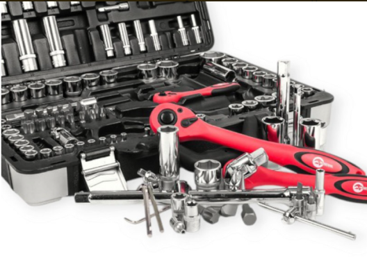 набор инструмента 1/2",1/4",3/8"  151 шт  с битами PROFI  Тайвань ET-7151 - зображення 2