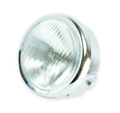 фара круглая ALFA хром пластик