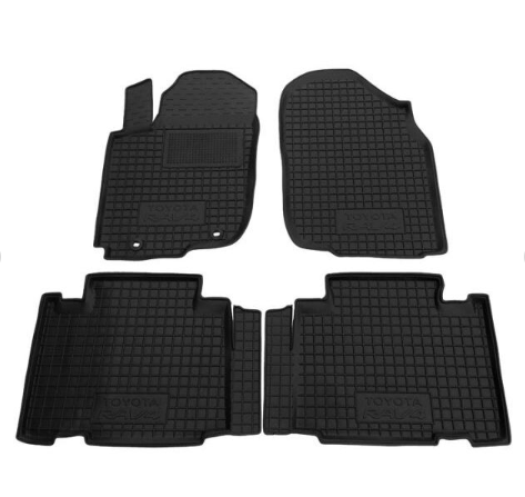 коврики салона Toyota Rav 4 2016-2018 (ДВС) борт 2,5см, с перемычкой