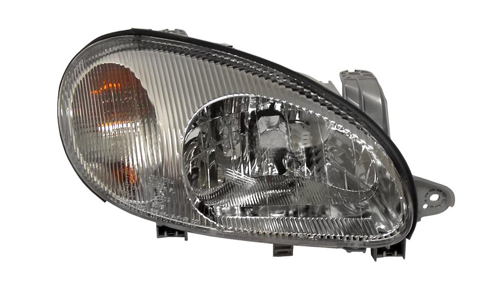 Фара прав. H4 з поворотн., ручн. регул. [DEPO]