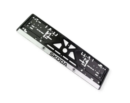 рамка под номер книжка  "SKODA"