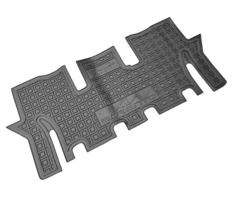 коврики салона Kia Sorento 2024-> (7 мест) 3-й ряд борт 2,5см, с перемычкой