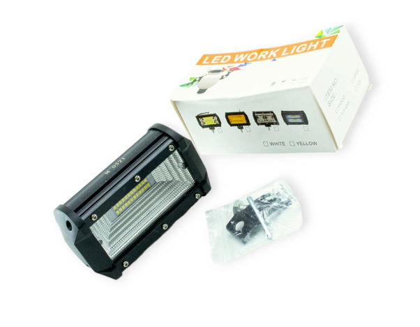 фара дополнительная LED  прямоуг. 130х70х60 (Д/В/Ш) 90W ближний 3030