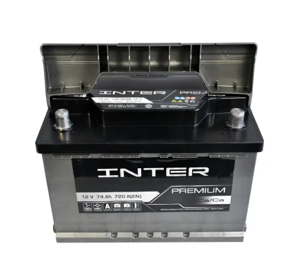 Аккумулятор  INTER  74Ач 720A limited edition (L3) (0) Евро правый + 314805 - зображення 2