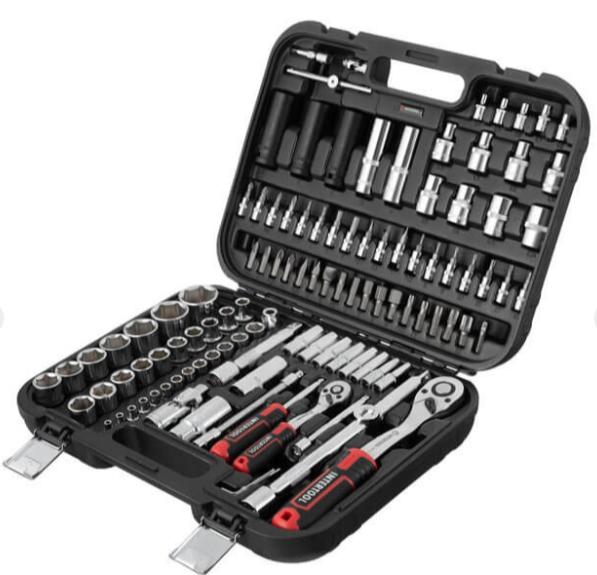 набор инструмента 1/2",1/4"  111 шт  с битами  Storm