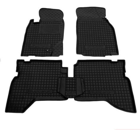 коврики салона Mitsubishi Padjero Sport 1996-2008 борт 2,5см, с перемычкой