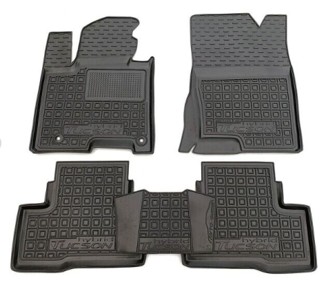 коврики салона Hyundai Tucson IV 2021-> Hybrid борт 2,5см, с перемычкой