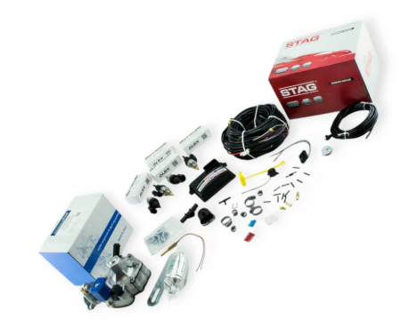 к-кт (4п) 4ц.STAG-4 QBOX BASIC, ред.Nordic (170л.с),форс.Baracuda, фильтр,датчик