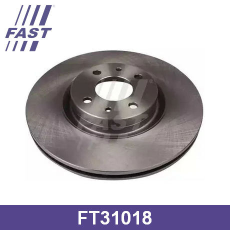 диск тормозной пер. Fiat Doblo 01->  (284mmx22mm)  (FAST)