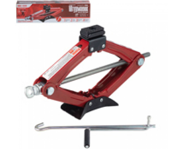 домкрат ромбовый  1,2Т  95-350мм  металлическая опора Штурмовик